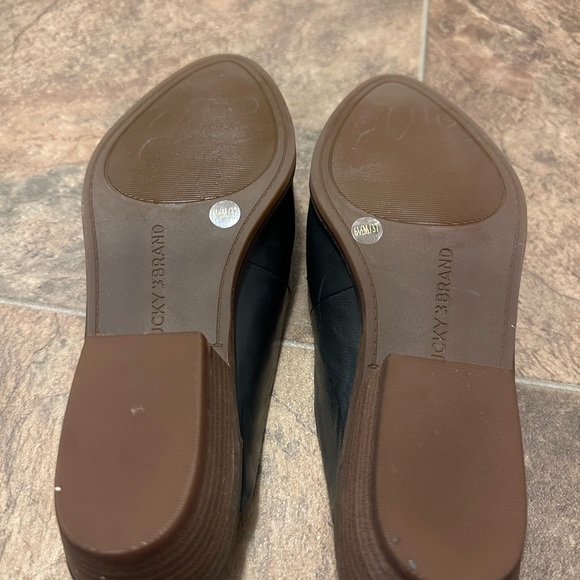 LUCKY BRAND -BRAND NEW LOAFER MULES (DARK BLUE/BLACK - Picture 4 of 7